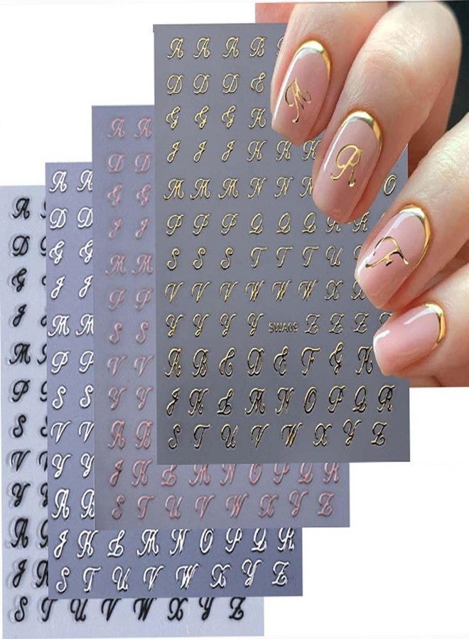 SPLOCUDU 12 Sheets Gold Nail Stickers Star Nail Art Stickers Moon 3D Self Adhesive Nail Decals Silver Rose Gold Black Nail Art Decals Holographic Nails Design for Women Girls Accessories DIY Manicure - Image 3